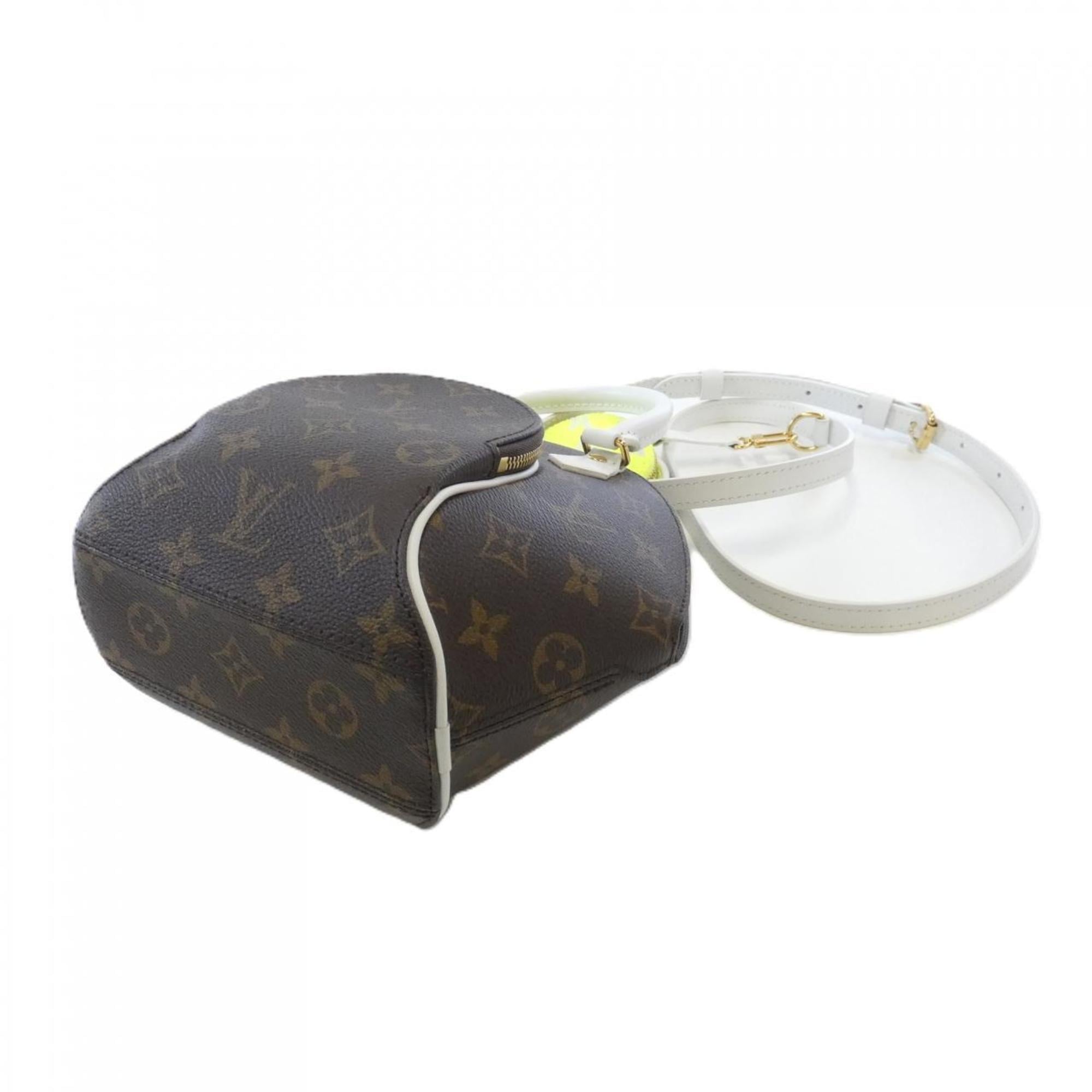 Louis Vuitton Brown Coated Canvas Leather Handbag (Pre-Owned)