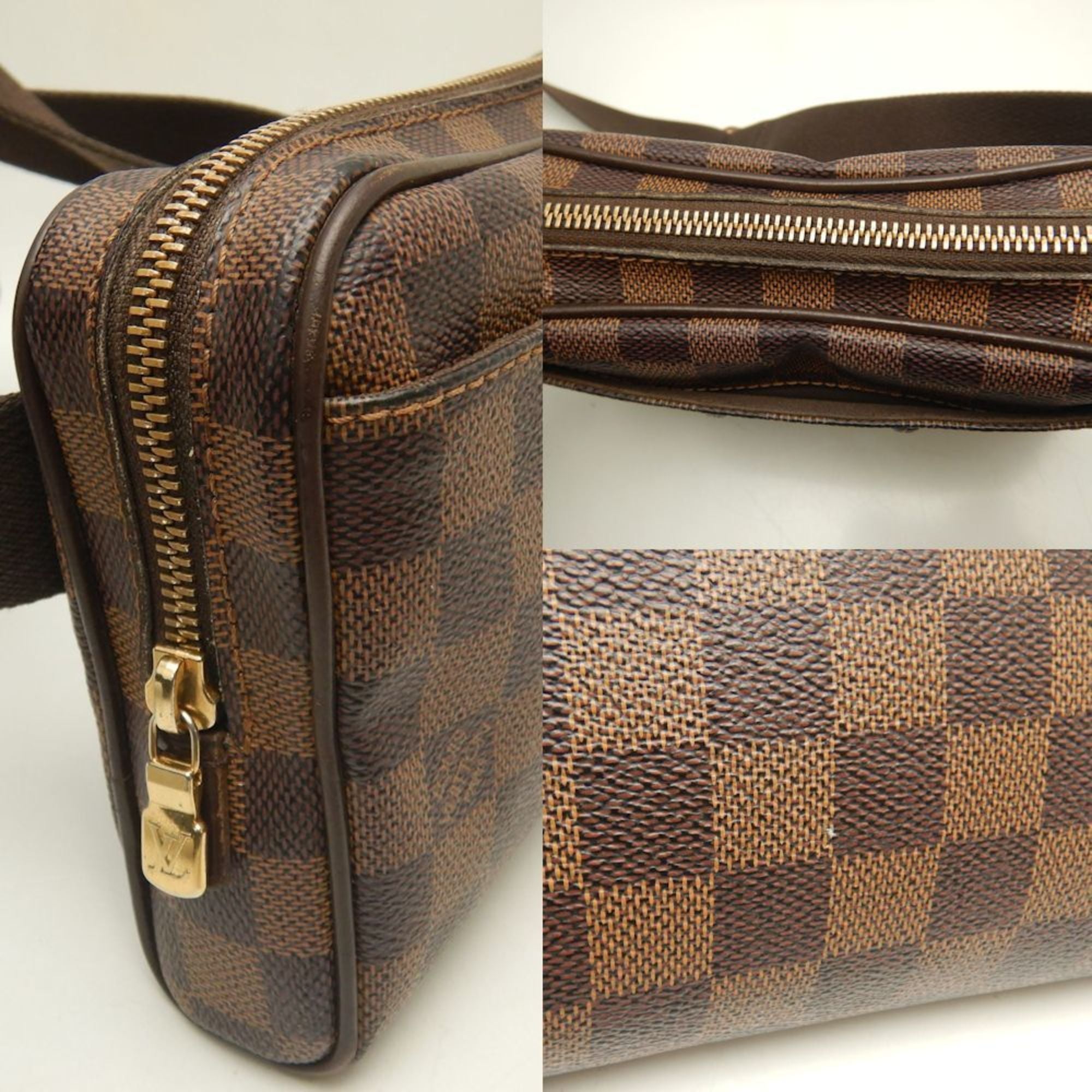 Louis Vuitton Ebene Pvc Sling Bag (Pre-Owned)