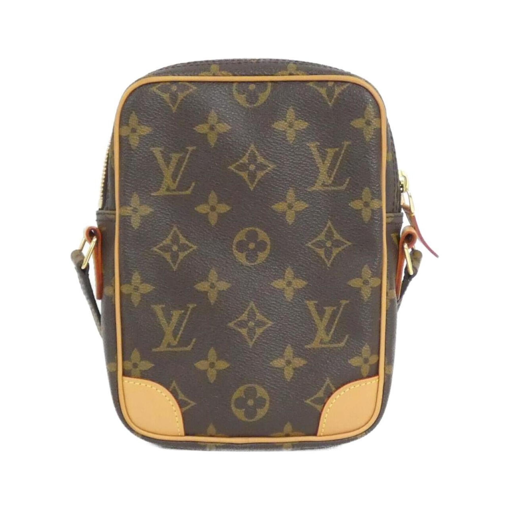 Louis Vuitton Brown Marron Coated Canvas Shoulder Bag (Pre-Owned)