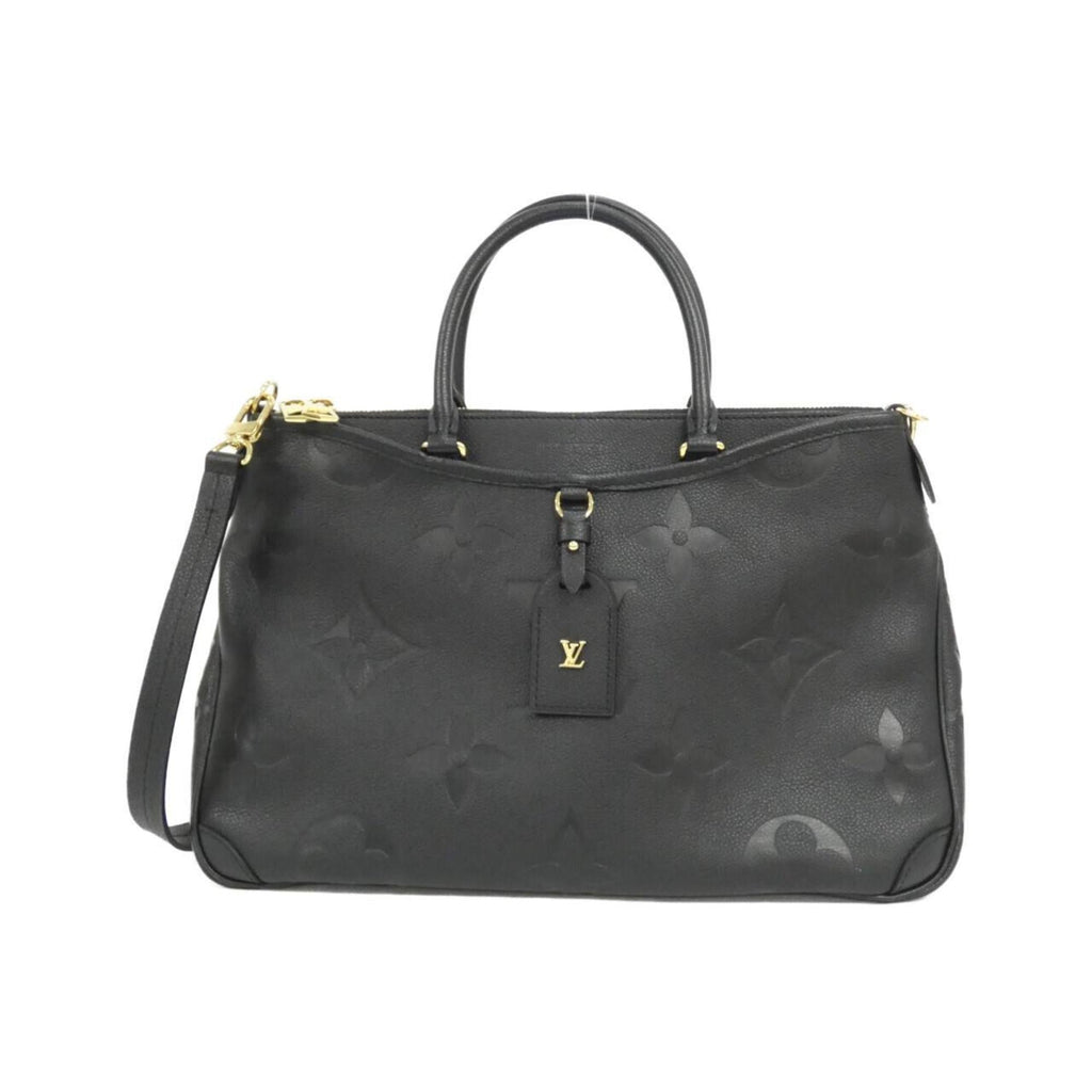 Louis Vuitton Black Leather Handbag (Pre-Owned)