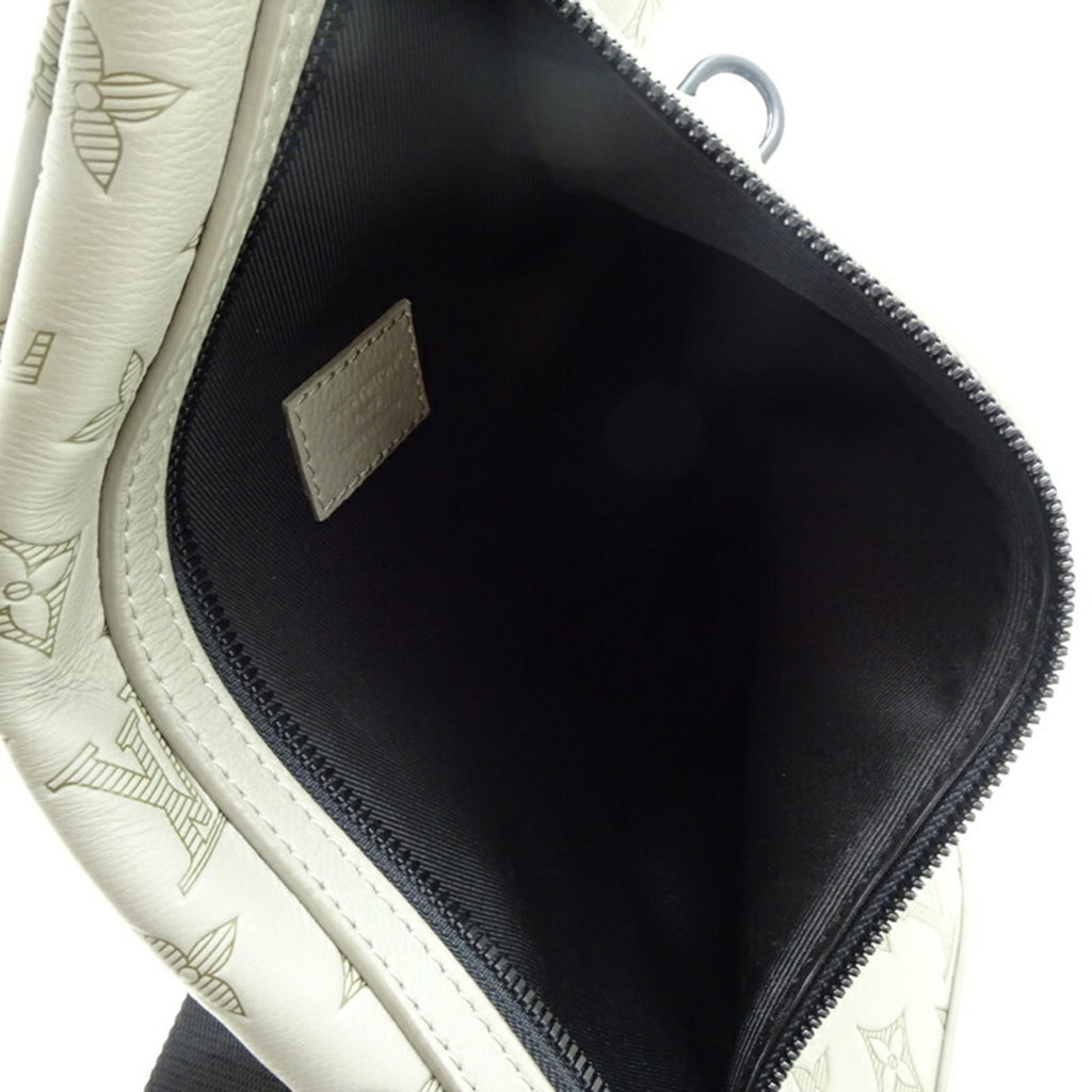 Louis Vuitton Gray Sable Monogram Shadow Pouch Sling Bag (Pre-Owned)