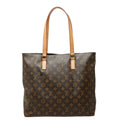 Louis Vuitton Brown Pvc Leather Shoulder Bag Tote Bag (Pre-Owned)