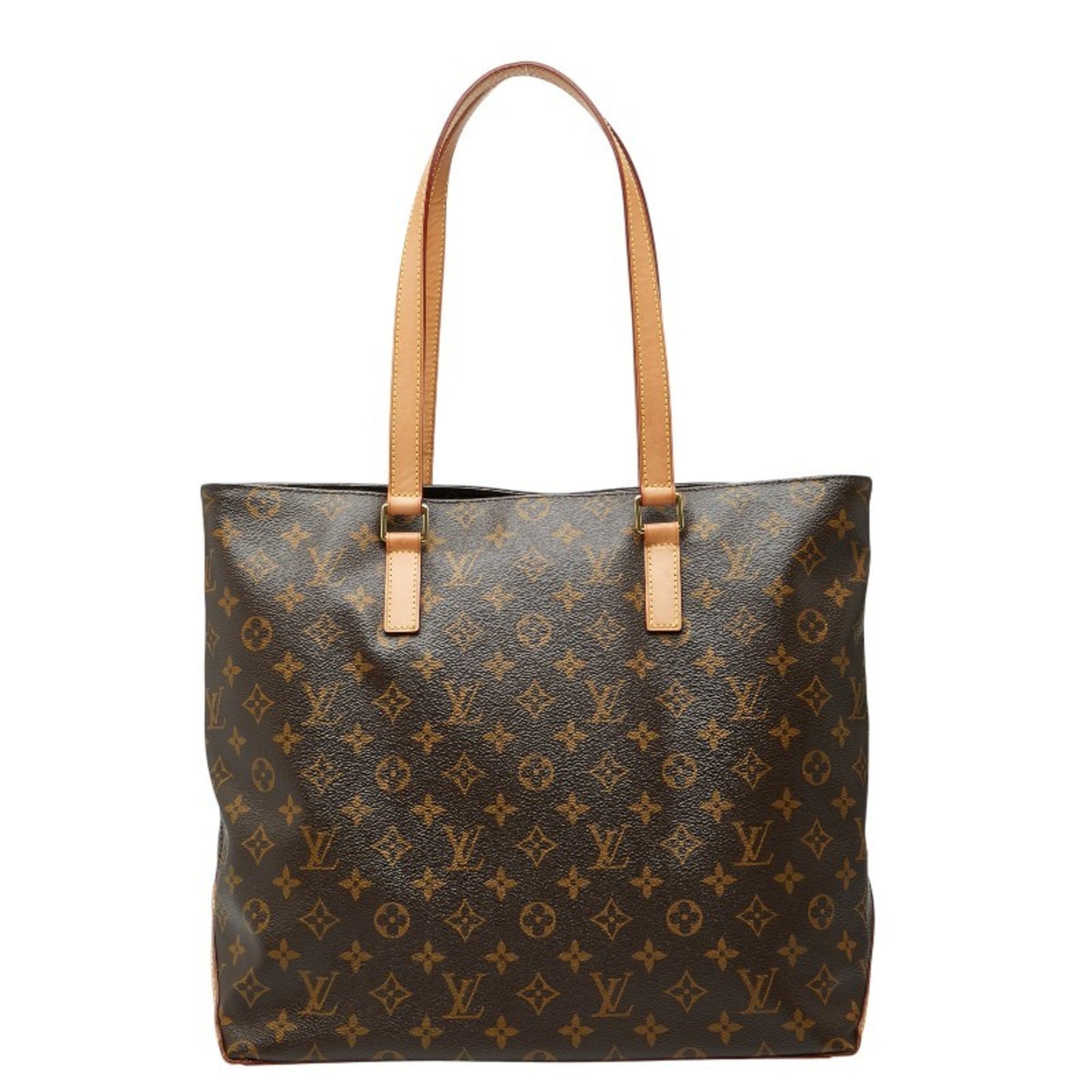Louis Vuitton Brown Pvc Leather Shoulder Bag Tote Bag (Pre-Owned)
