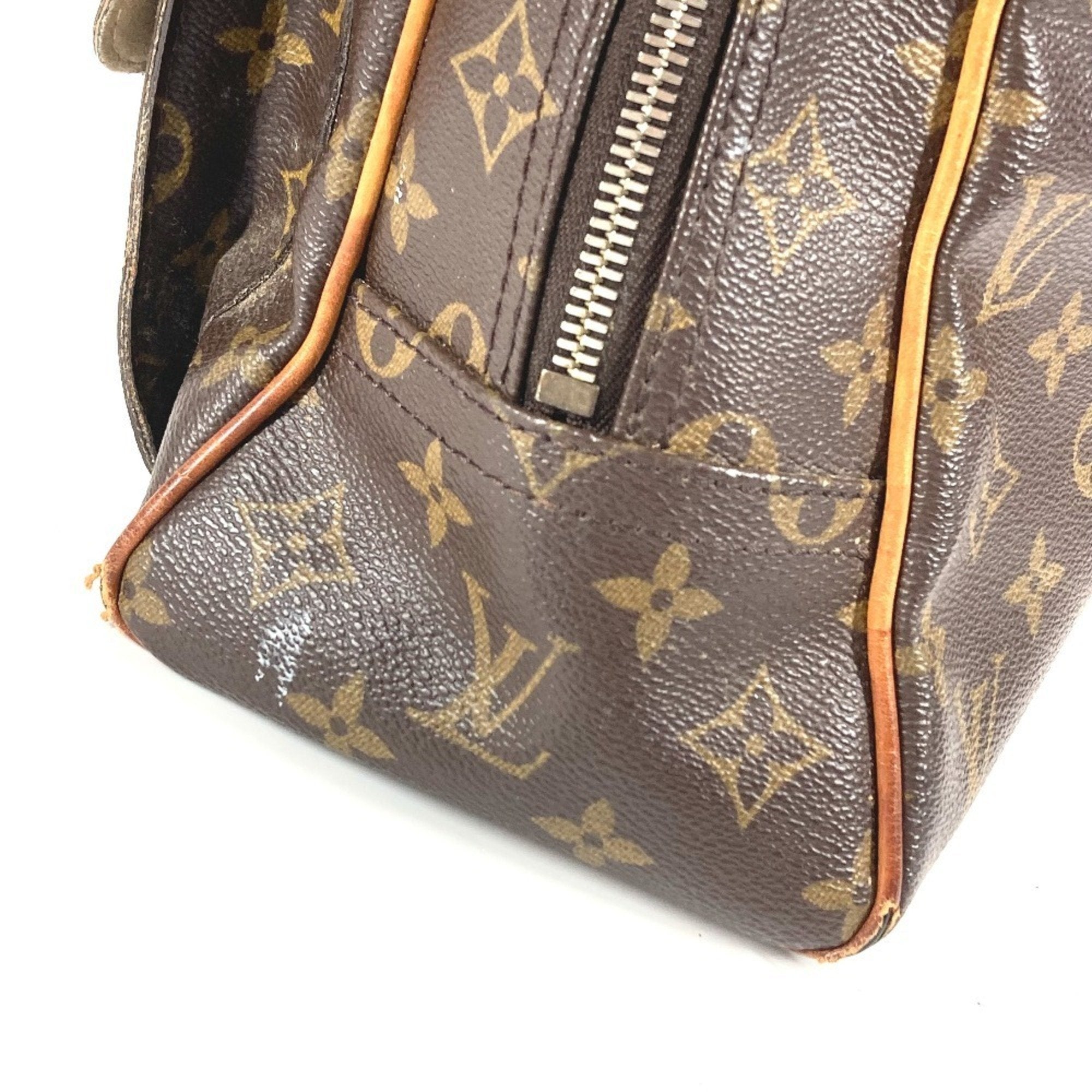 Louis Vuitton Brown Monogram Monogram Boston Bag Handbag Shoulder Bag (Pre-Owned)