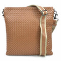 Flat Messenger Bag Intrecciato Nappa Large