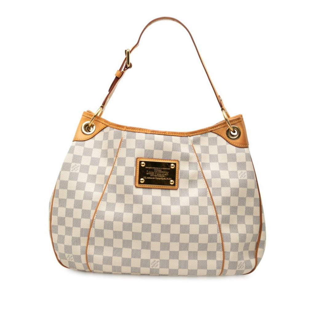 Louis Vuitton White Pvc Leather Shoulder Bag (Pre-Owned)