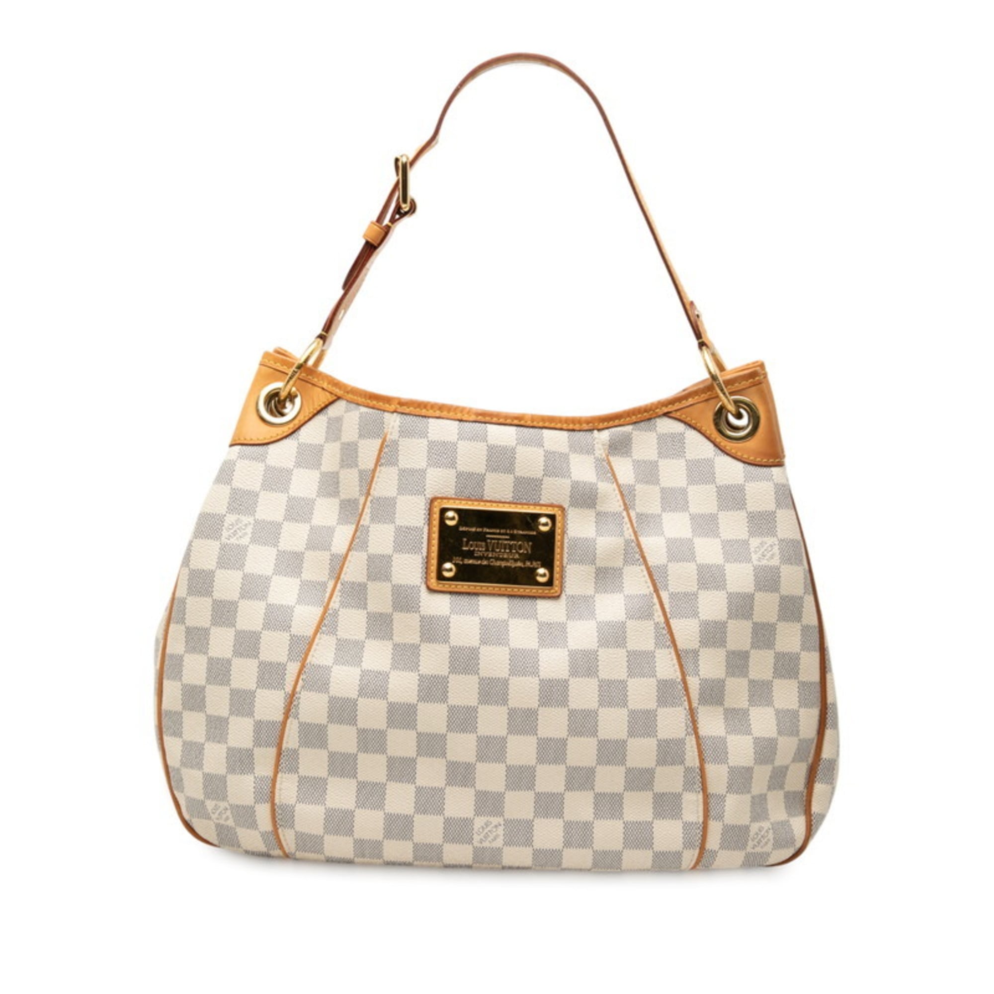 Louis Vuitton White Pvc Leather Shoulder Bag (Pre-Owned)