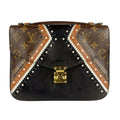Louis Vuitton Black Brown Monogram Monogram Leather Handbag Pochette Shoulder Bag (Pre-Owned)