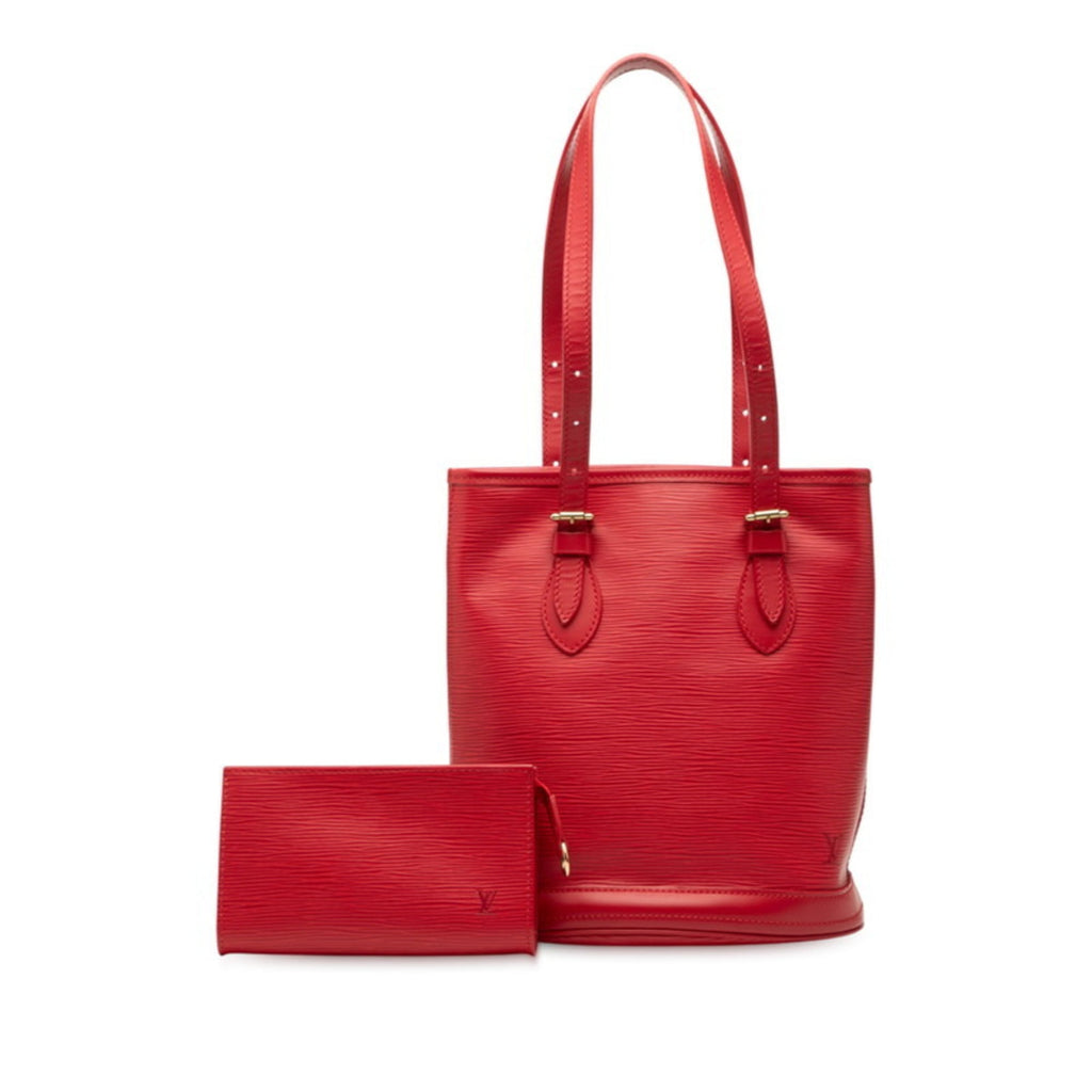 Louis Vuitton Red Color Rouge Leather Handbag (Pre-Owned)