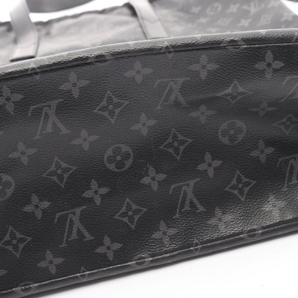 Louis Vuitton Black Coated Canvas Pvc Monogram Eclipse Leather Tote Bag (Pre-Owned)