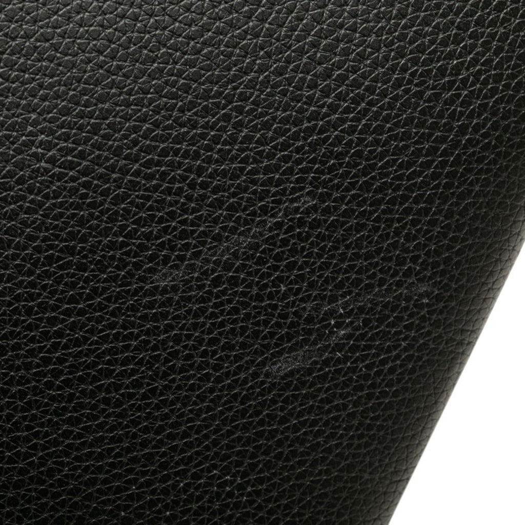 Louis Vuitton Taurillon Black Noir Leather Clutch Bag Pochette (Pre-Owned)