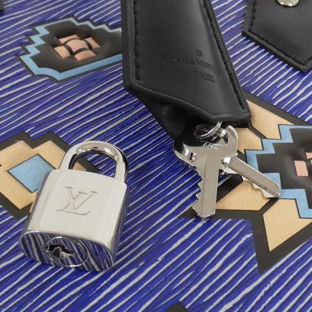 Louis Vuitton Blue Leather Handbag (Pre-Owned)