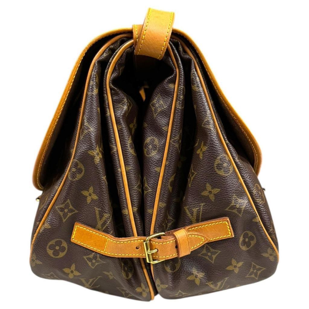Louis Vuitton Brown Monogram Shoulder Bag (Pre-Owned)