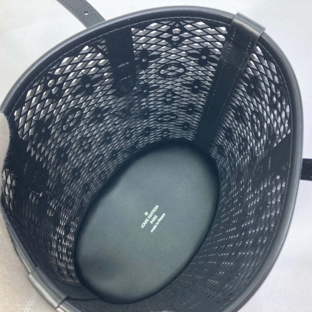Louis Vuitton Black Noir Monogram Plastic Shoulder Bag (Pre-Owned)