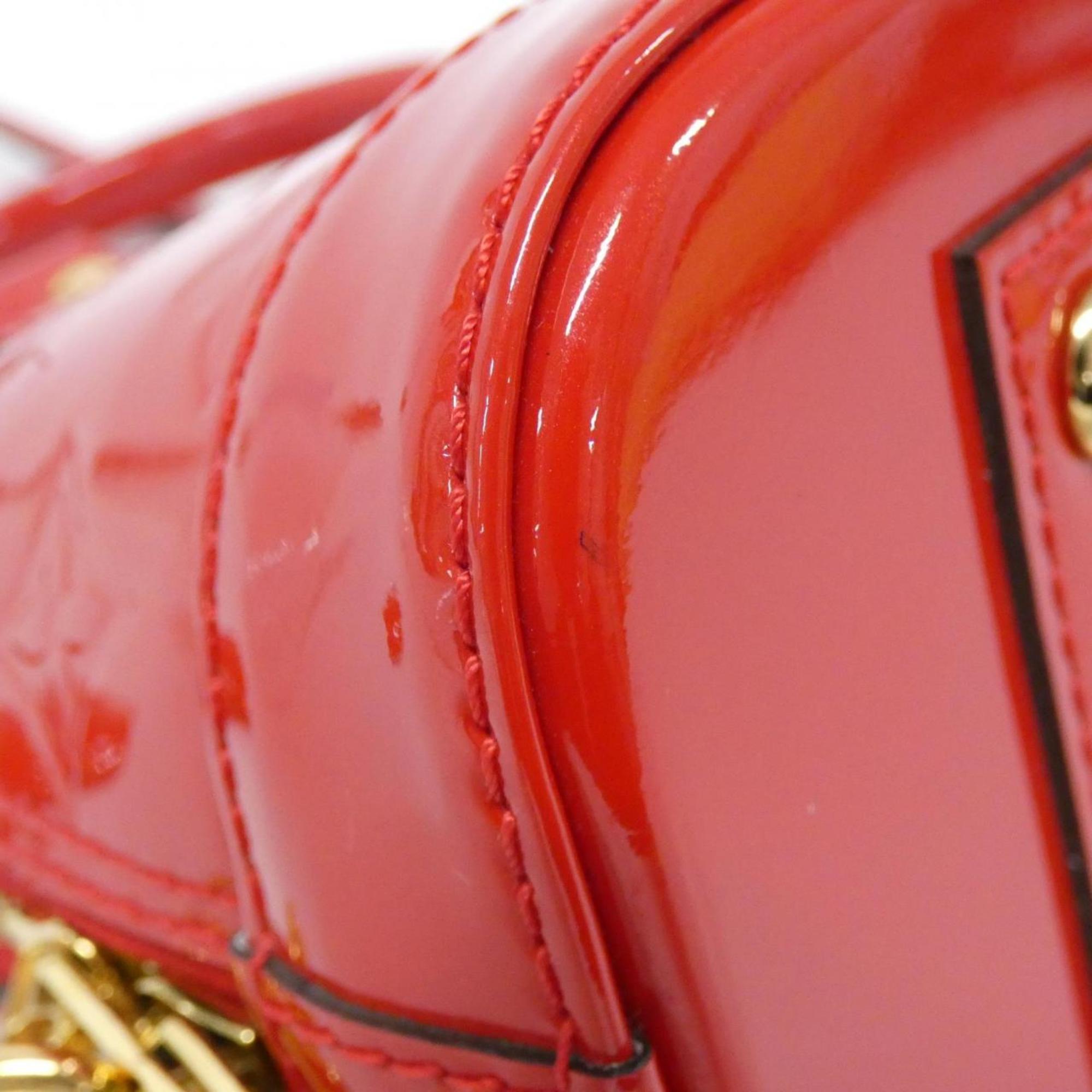 Louis Vuitton Cerise Red Color Leather Handbag (Pre-Owned)