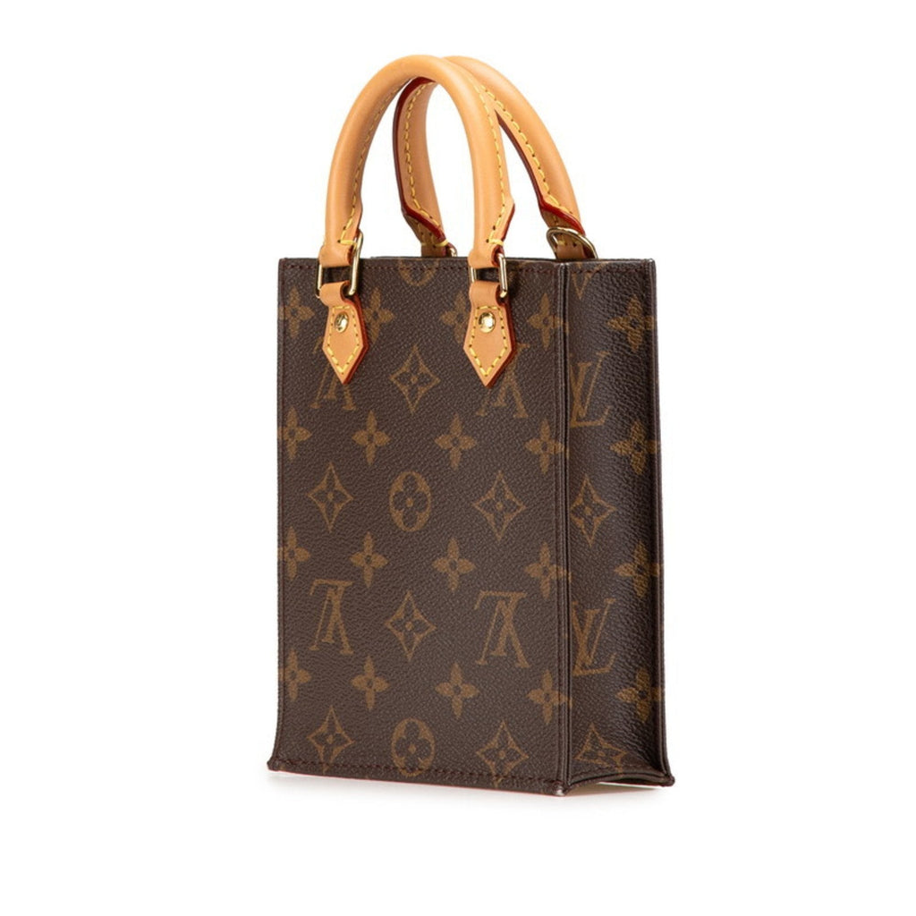 Louis Vuitton Brown Pvc Leather Handbag Shoulder Bag (Pre-Owned)