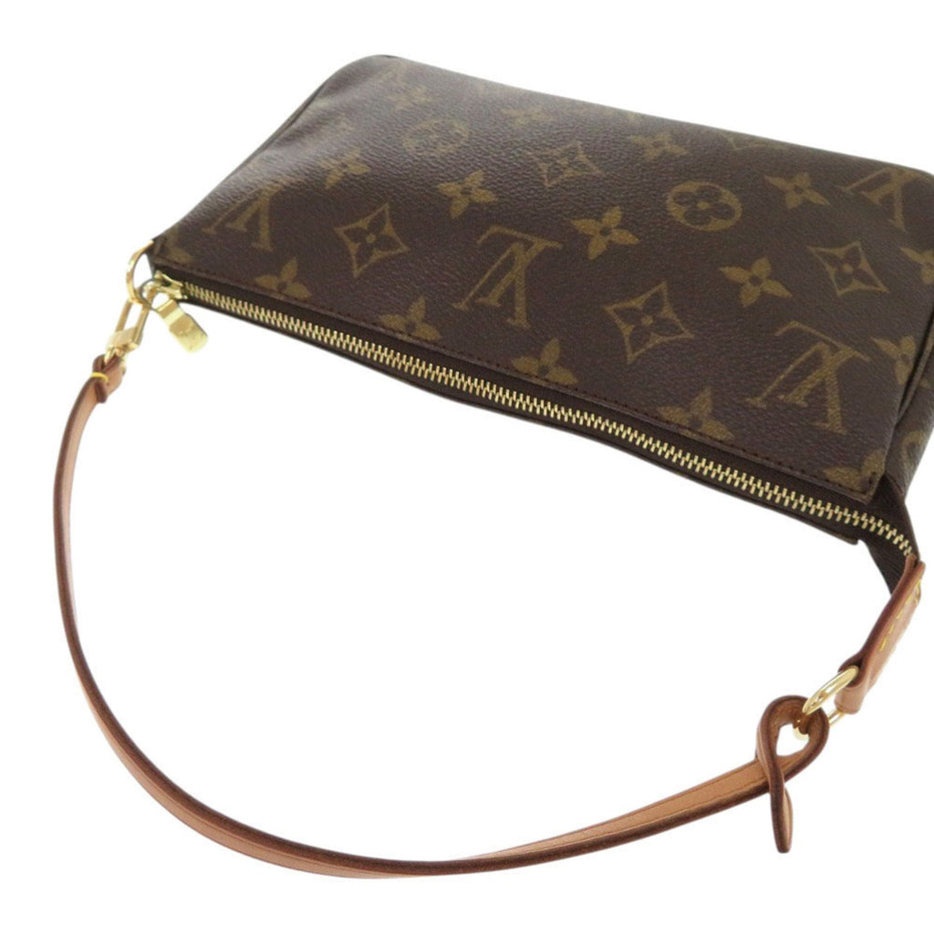 Louis Vuitton Brown Monogram Canvas Pochette Pouch (Pre-Owned)