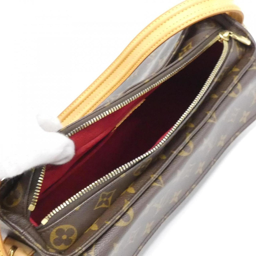 Louis Vuitton Marron Monogram Shoulder Bag (Pre-Owned)