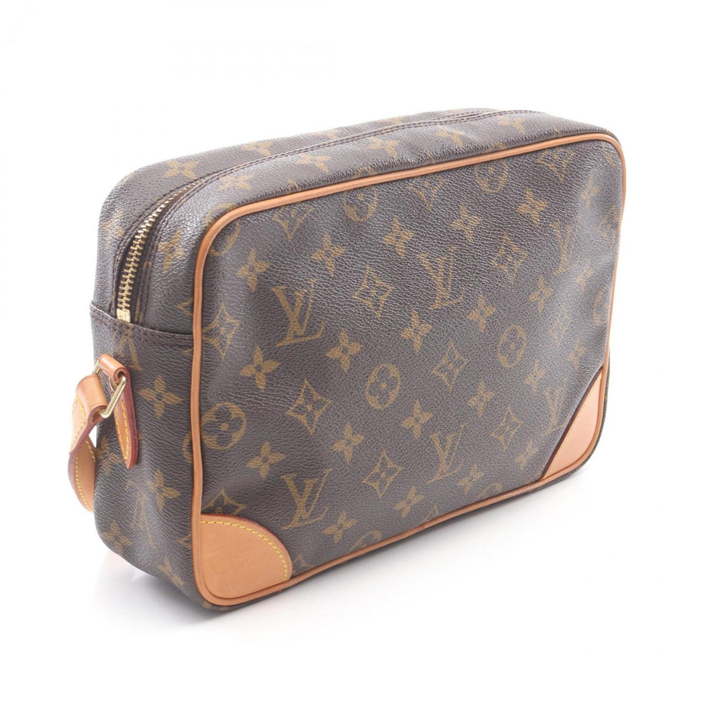 Louis Vuitton Brown Monogram Coated Canvas Shoulder Bag (Pre-Owned)