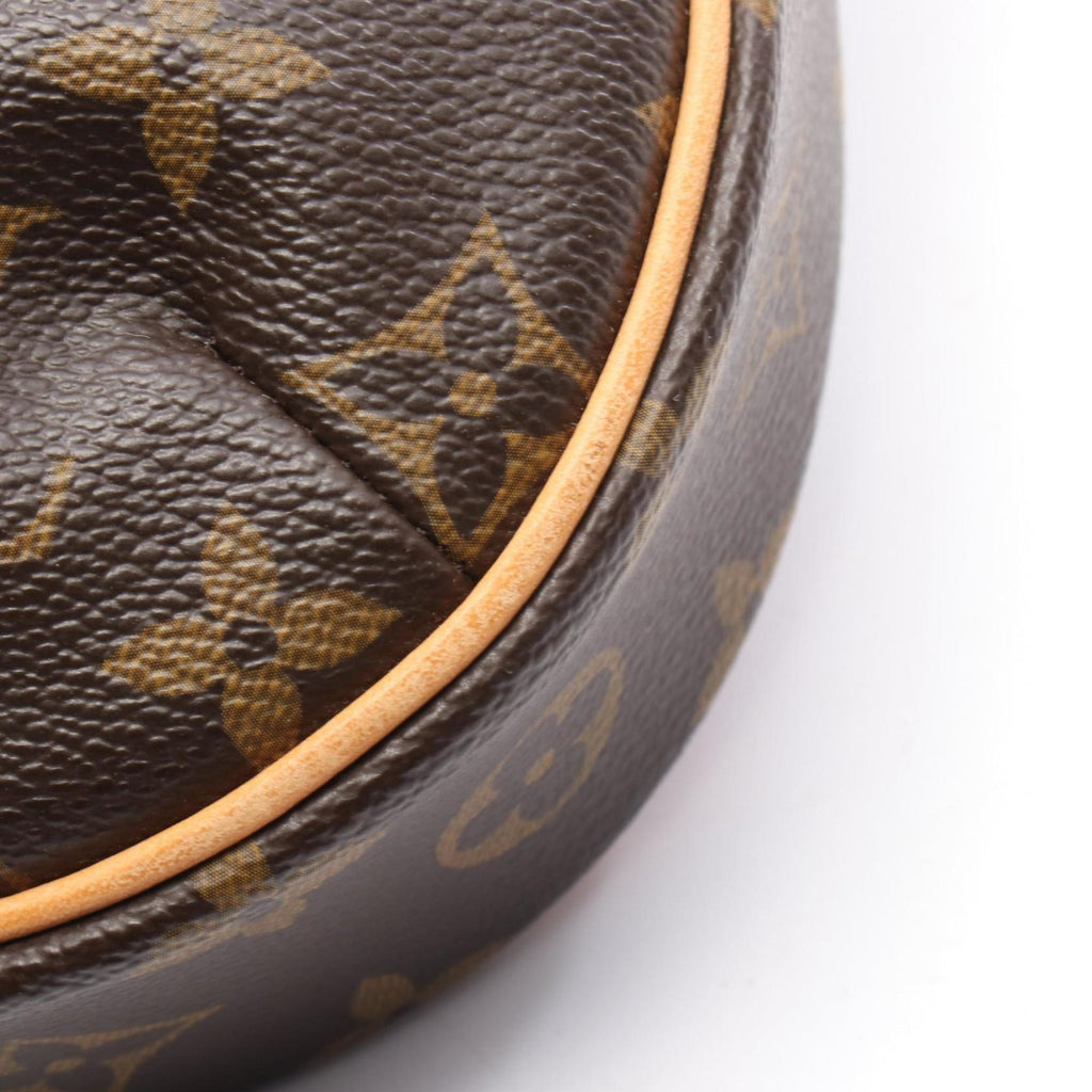 Louis Vuitton Brown Coated Canvas Leather Shoulder Bag (Pre-Owned)