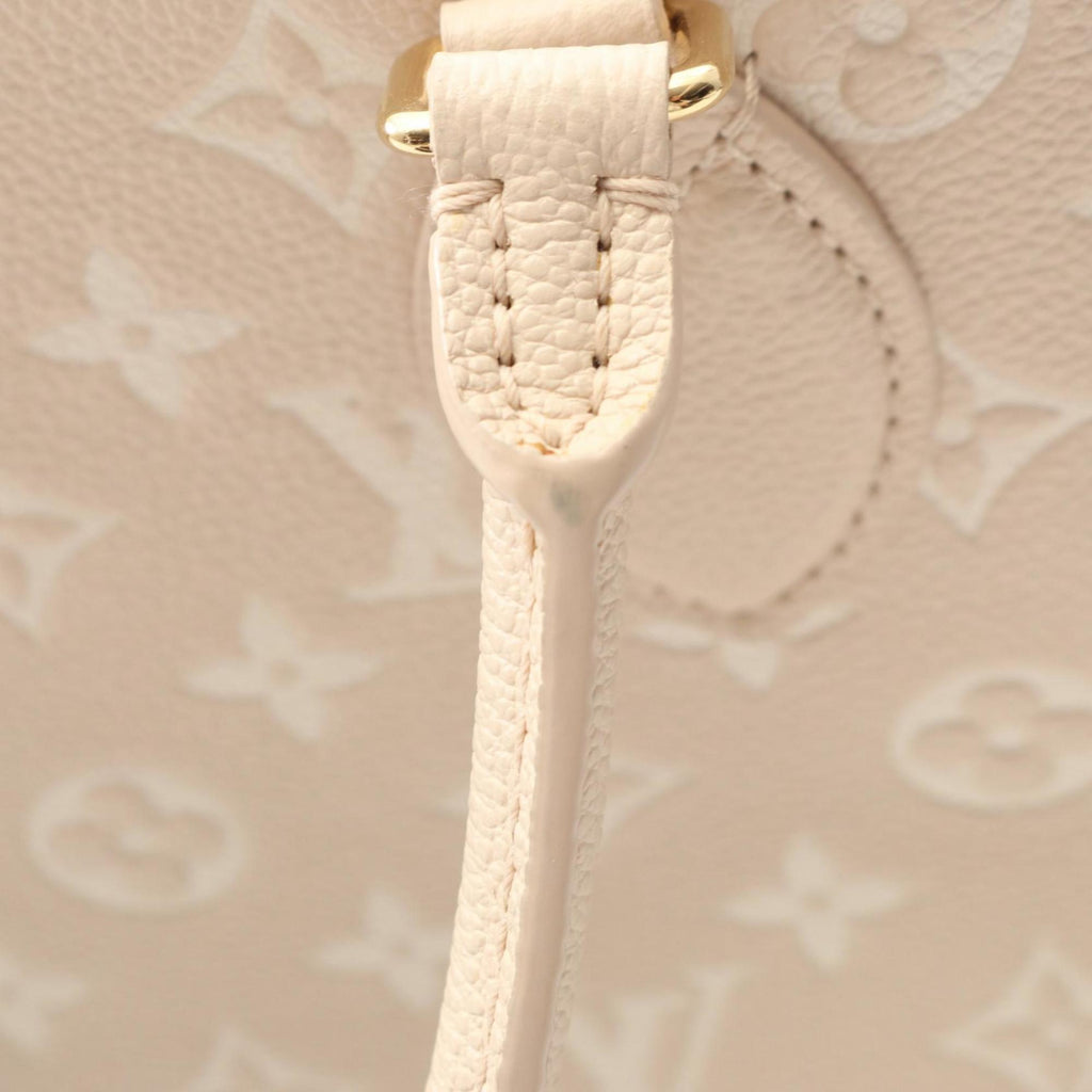 Louis Vuitton Beige Pink Rose Yellow Leather Handbag (Pre-Owned)