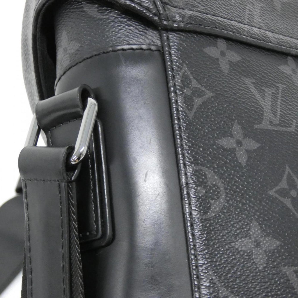Louis Vuitton Black Coated Canvas Shoulder Bag (Pre-Owned)