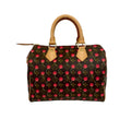 Louis Vuitton Brown Red Color Leather Pvc Boston Bag Handbag (Pre-Owned)