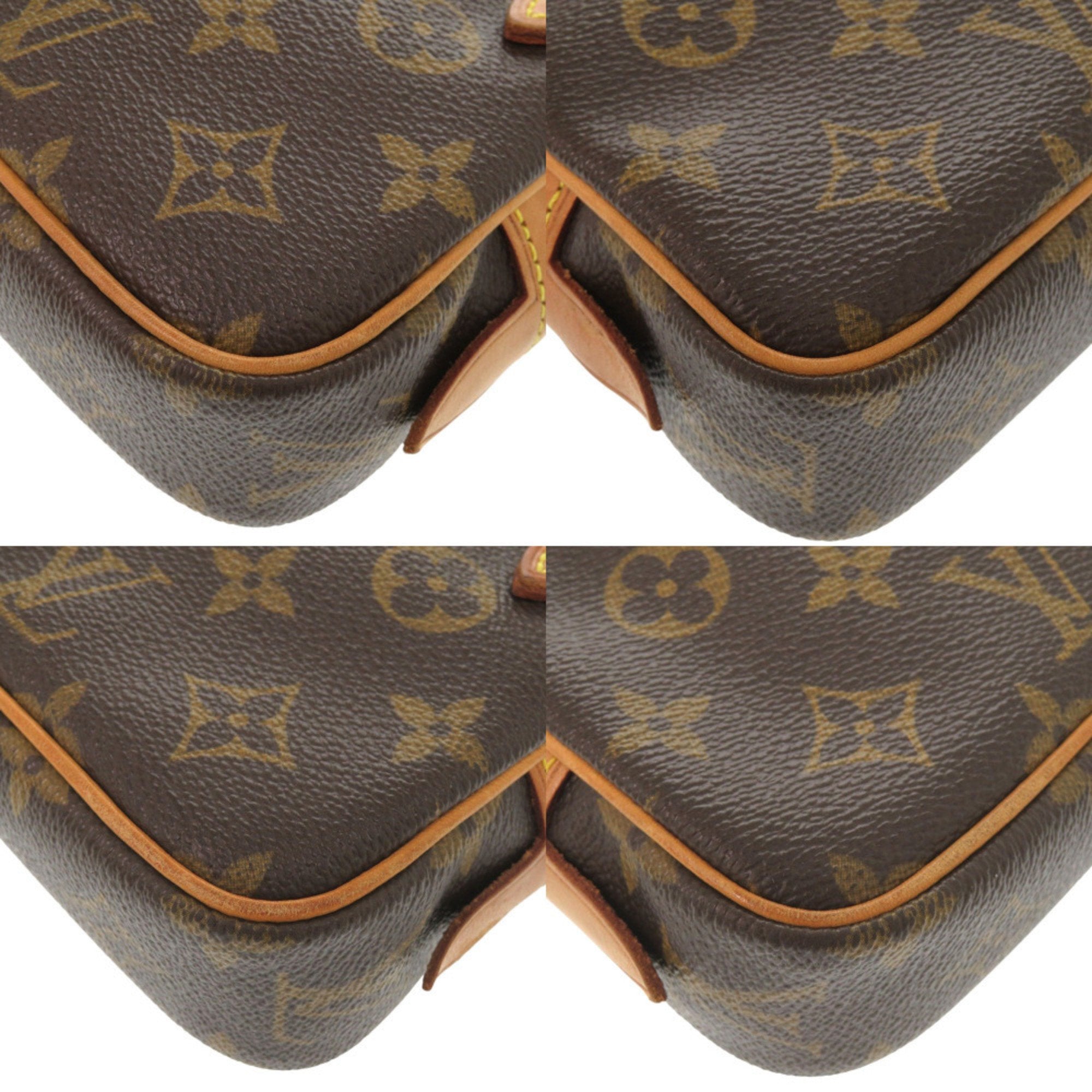 Louis Vuitton Brown Monogram Canvas Shoulder Bag (Pre-Owned)