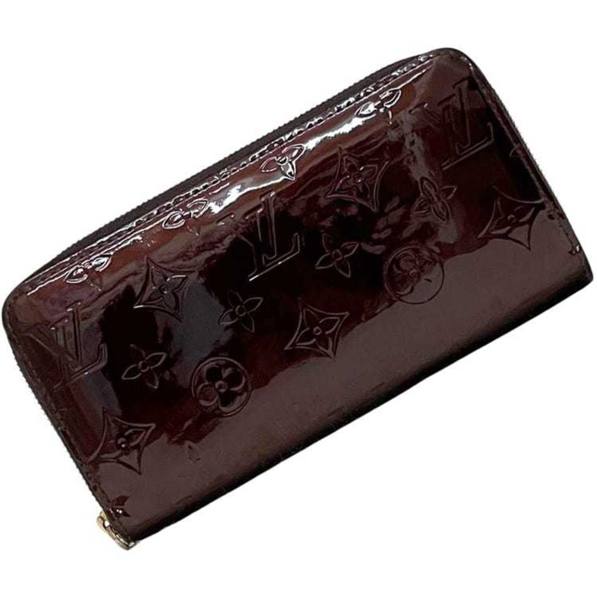 Louis Vuitton Amarante Wine Monogram Vernis Long Wallet (Bi-Fold) (Pre-Owned)