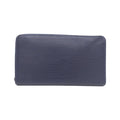 Louis Vuitton Navy Leather Long Wallet (Bi-Fold) (Pre-Owned)