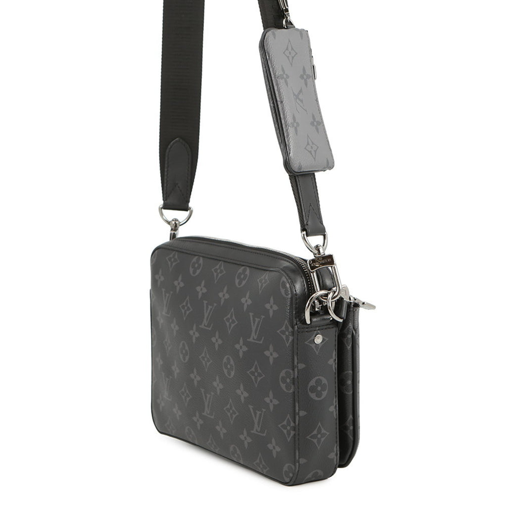 Louis Vuitton Black Monogram Eclipse Monogram Reverse Noir Monogram Eclipse Monogram Reverse Shoulder Bag (Pre-Owned)