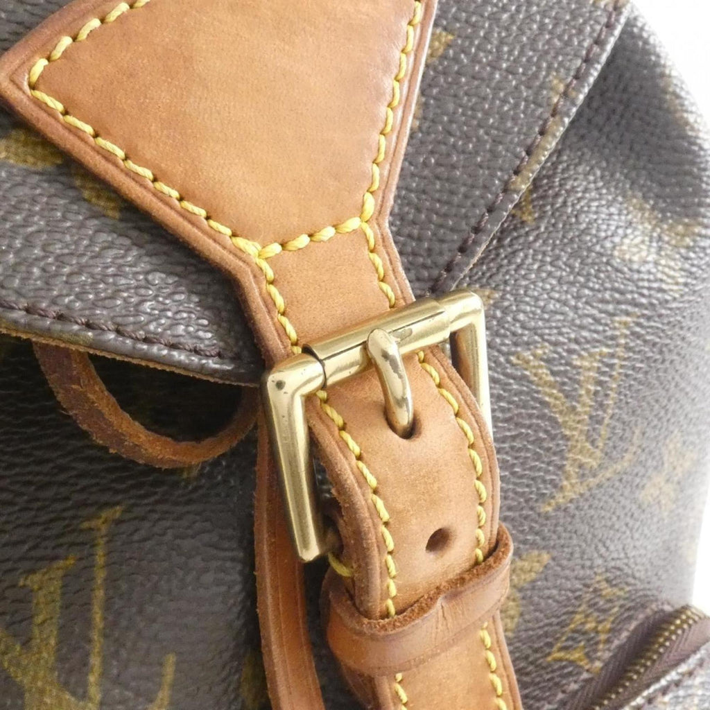Louis Vuitton Marron Coated Canvas Backpack (Pre-Owned)