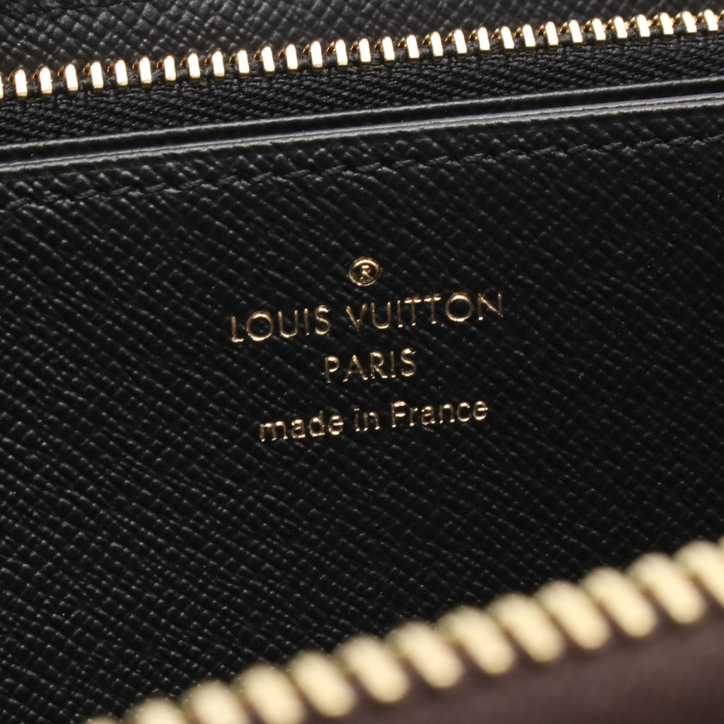 Louis Vuitton Brown Leather Pvc Long Wallet (Bi-Fold) (Pre-Owned)