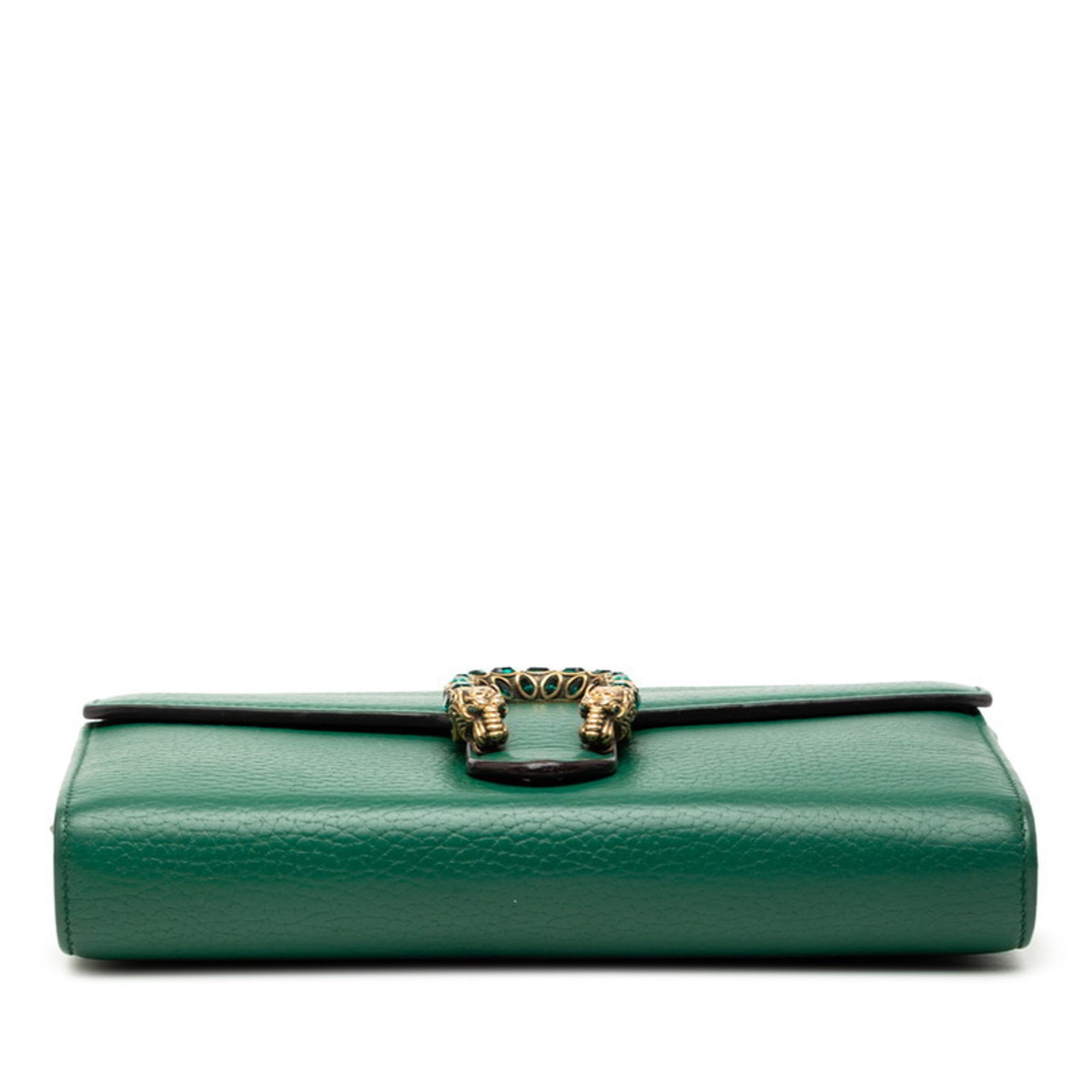 Dionysus Chain Wallet Leather with Embellished Detail Small