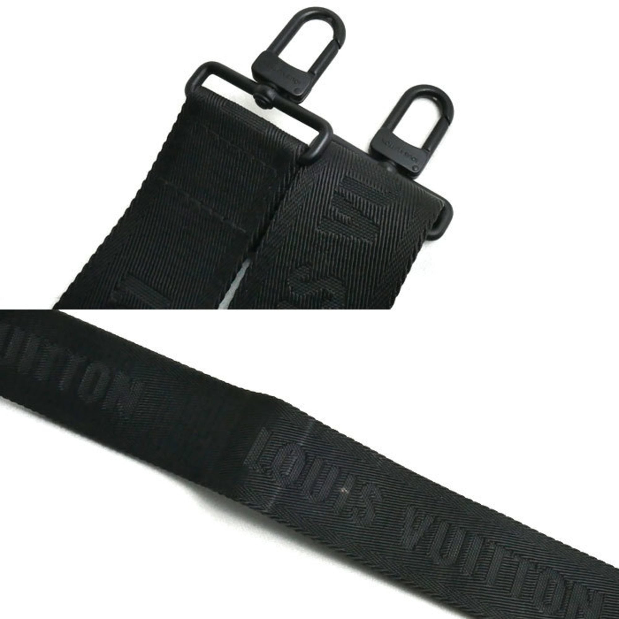 Louis Vuitton Black Monogram Shadow Pouch Shoulder Bag (Pre-Owned)