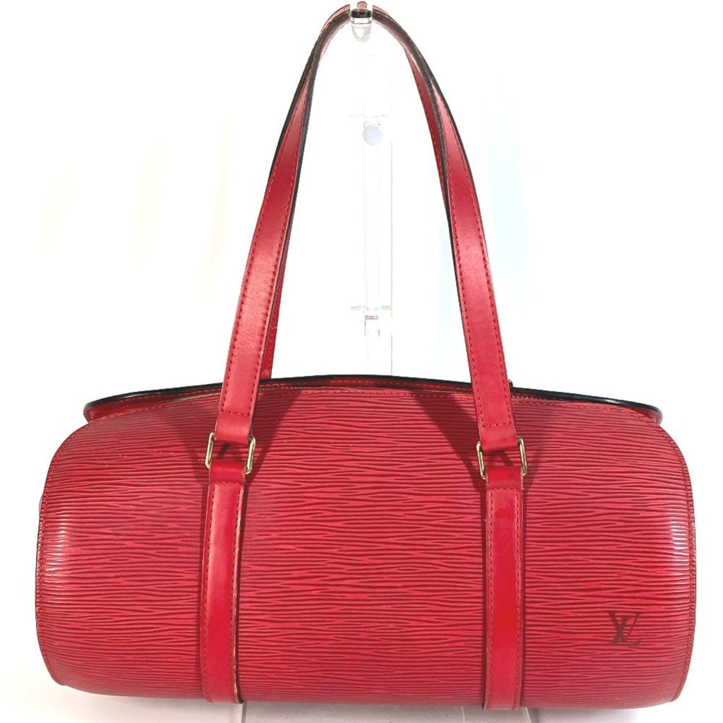 Louis Vuitton Castilian Red Red Color Epi Leather Handbag Shoulder Bag (Pre-Owned)