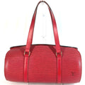 Louis Vuitton Castilian Red Red Color Epi Leather Handbag Shoulder Bag (Pre-Owned)