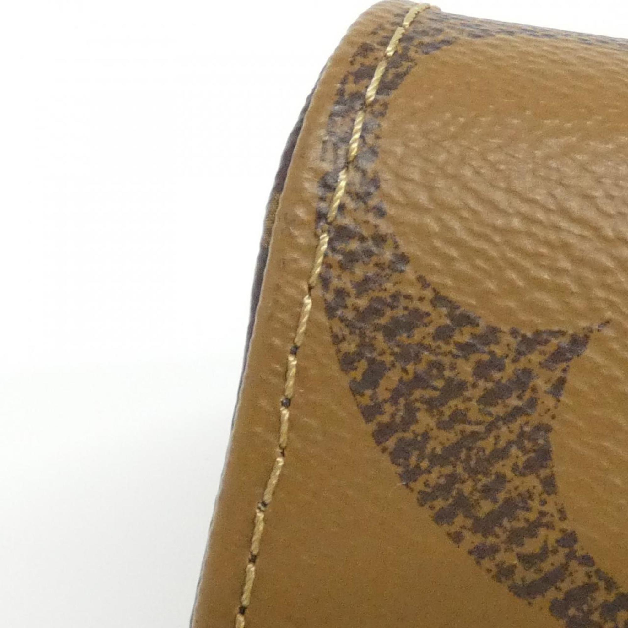 Louis Vuitton Marron Coated Canvas Handbag (Pre-Owned)