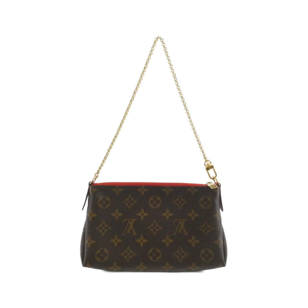 Louis Vuitton Brown Dark Brown Coated Canvas Shoulder Bag (Pre-Owned)