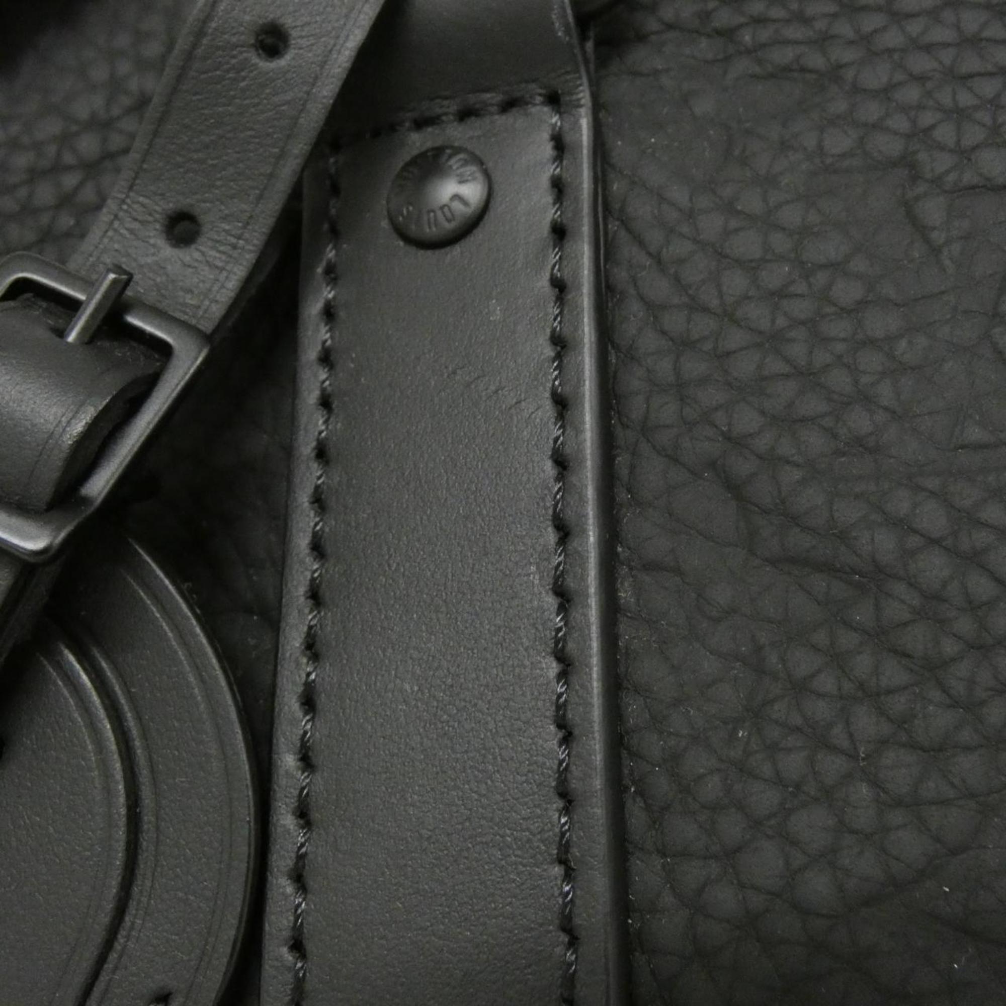 Louis Vuitton Black Leather Boston Bag (Pre-Owned)