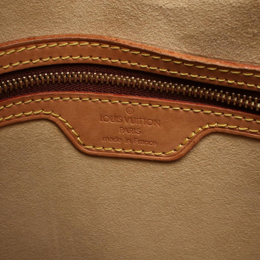 Louis Vuitton Monogram Brown Coated Canvas Leather Shoulder Bag (Pre-Owned)