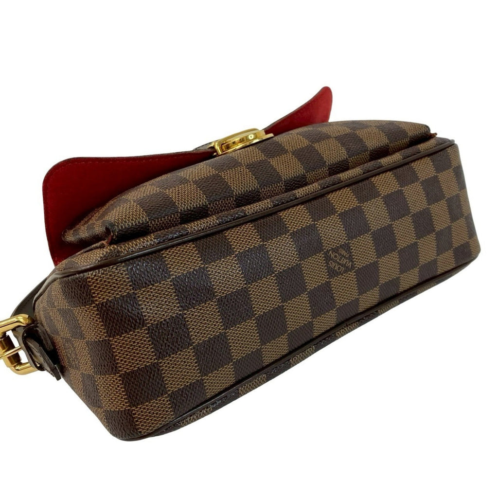 Louis Vuitton Brown Leather Pvc Shoulder Bag Tote Bag (Pre-Owned)