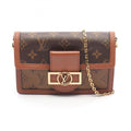 Louis Vuitton Beige Brown Coated Canvas Pvc Monogram Reverse Leather Shoulder Bag (Pre-Owned)
