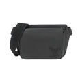 Louis Vuitton Black Leather Shoulder Bag (Pre-Owned)