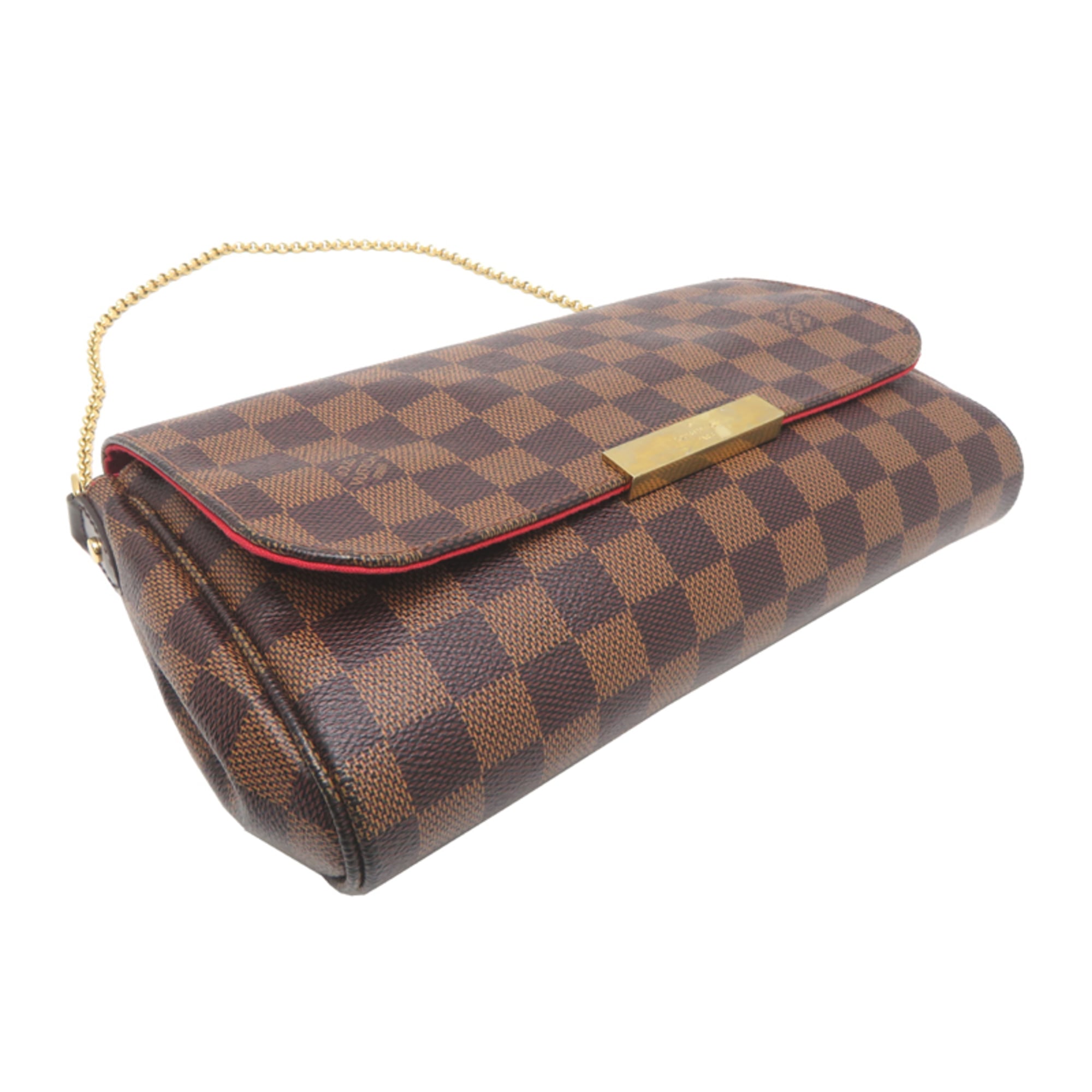 Louis Vuitton Brown Damier Canvas Handbag (Pre-Owned)