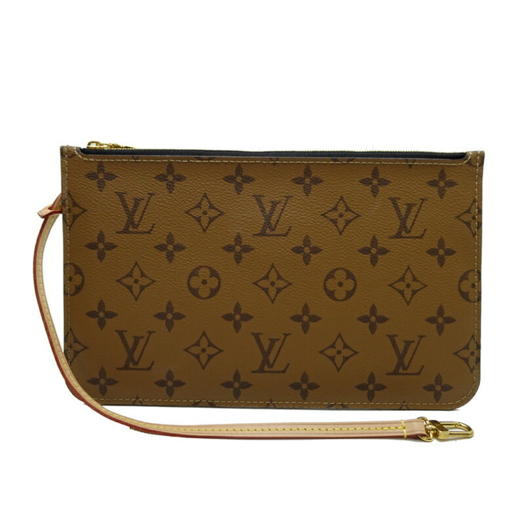Louis Vuitton Brown Monogram Reverse Pouch Tote Bag (Pre-Owned)