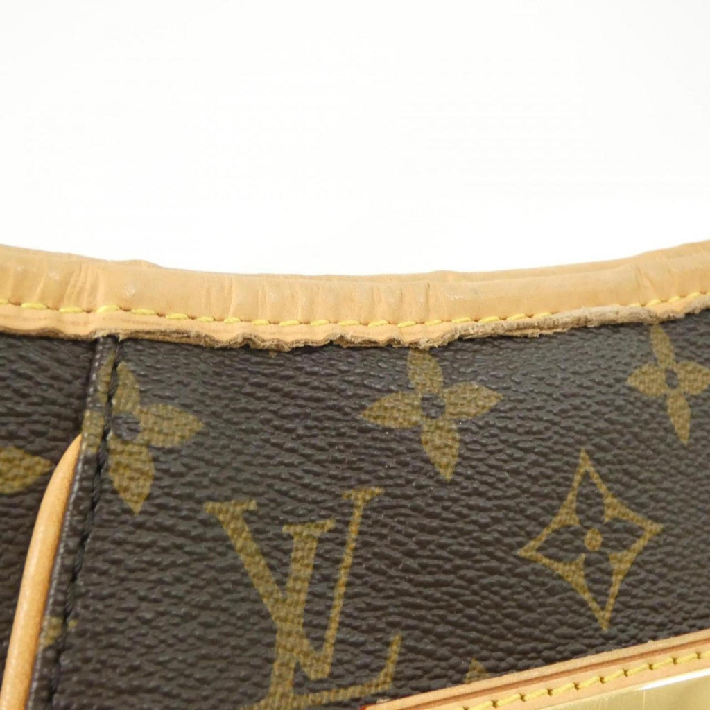 Louis Vuitton Marron Coated Canvas Shoulder Bag (Pre-Owned)