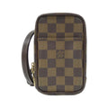 Louis Vuitton Ebene Coated Canvas Handbag Pouch (Pre-Owned)