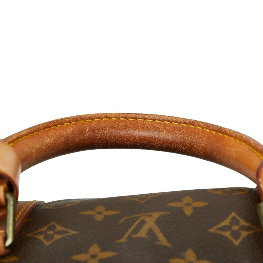 Louis Vuitton Brown Pvc Leather Boston Bag (Pre-Owned)