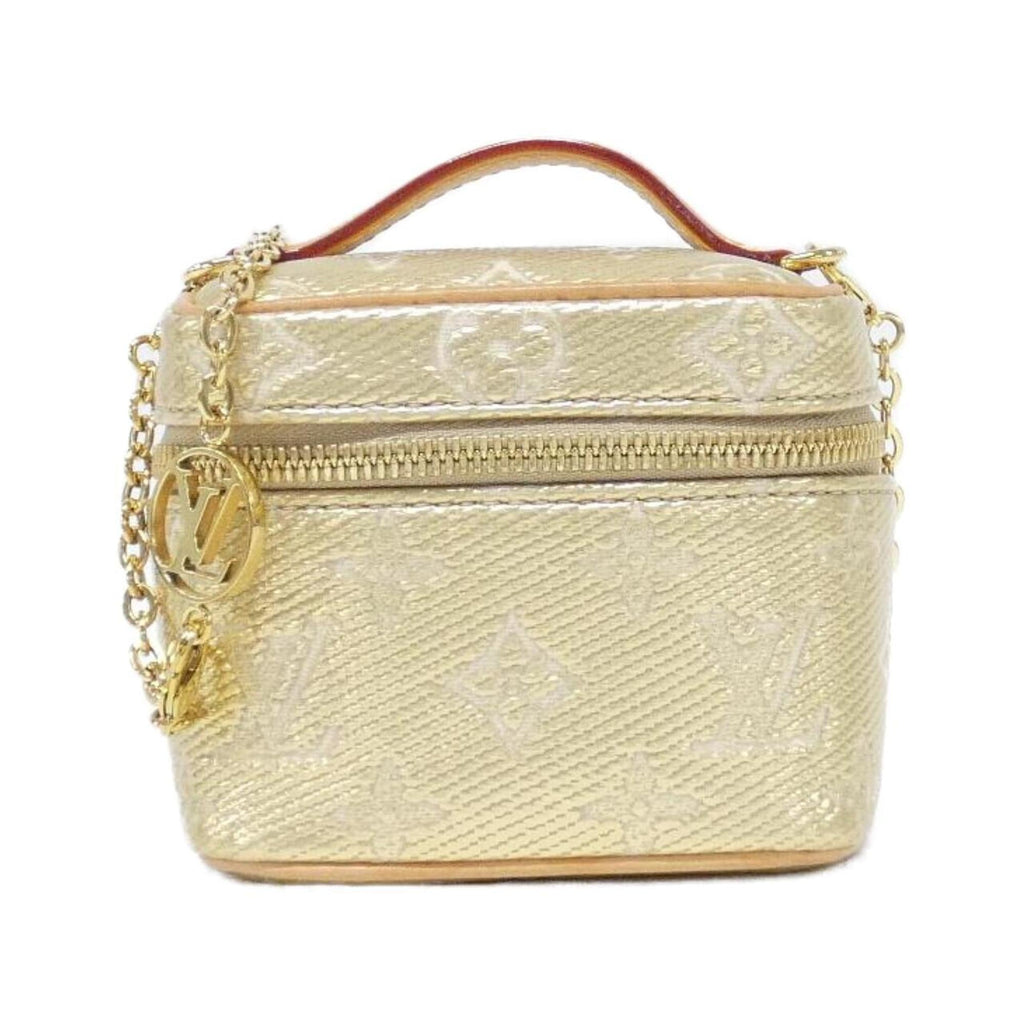 Louis Vuitton Beige Gold Cotton Shoulder Bag (Pre-Owned)